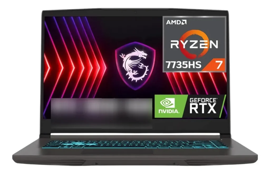 MSI/ THIN A15 RYZEN 7-7735HS 4GB RTX 3050 16GB RAM 1TB M.2 15.6"